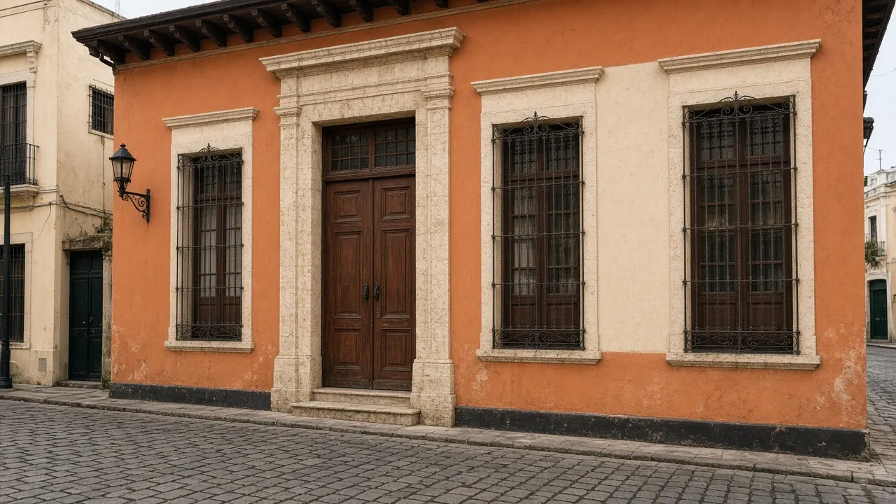 Casona restaurada en el centro de Mérida